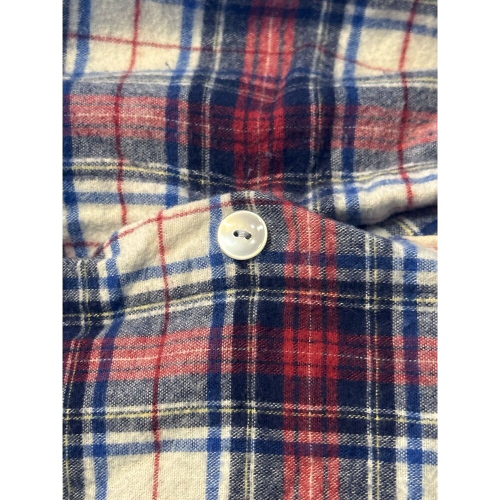 Vermont Country Store King Size Plaid Cotton Flannel Bedding Comfy Cozy Rustic C - Picture 3 of 6